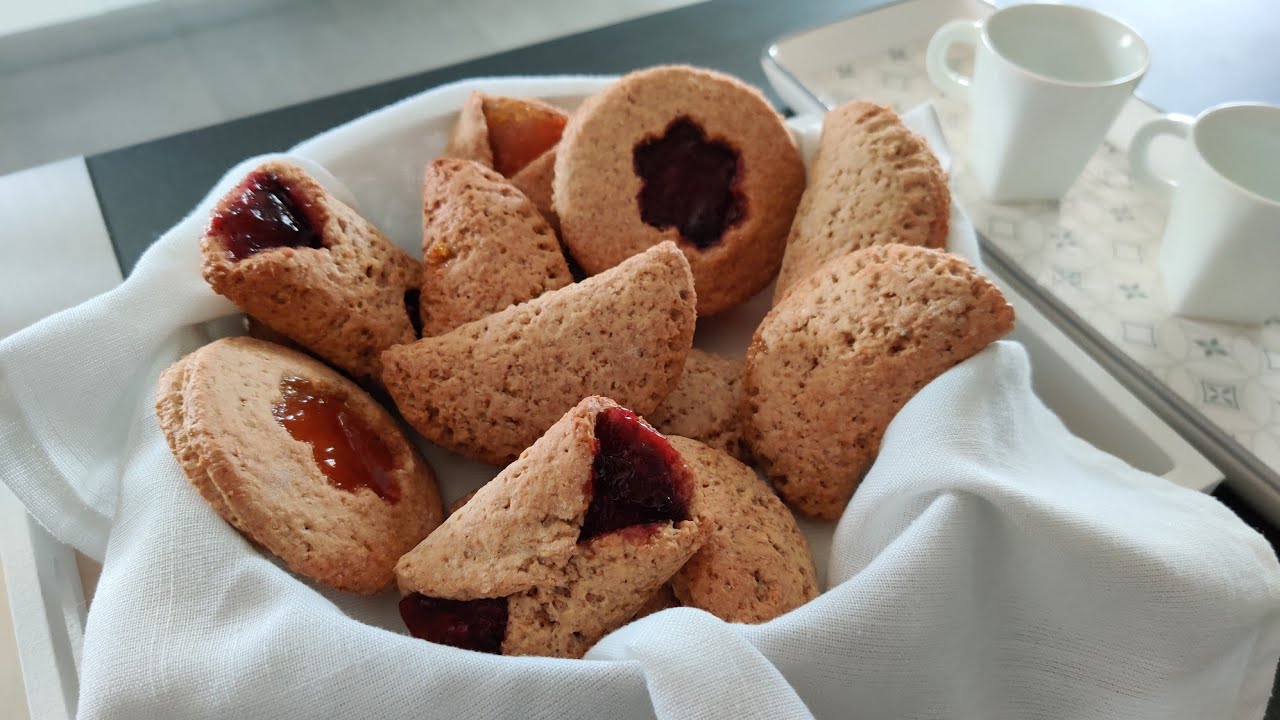 BISCOTTI INTEGRALI con frolla grezza senza burro LEGGERI Ricetta facile