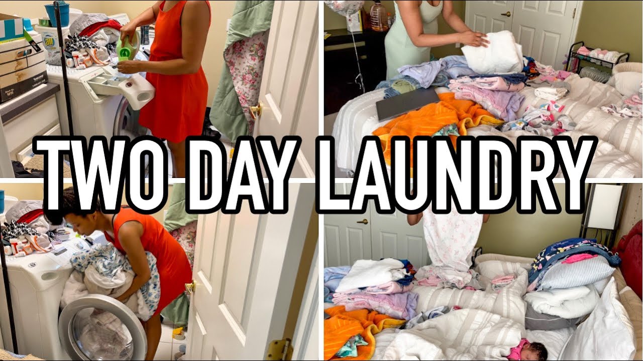 EXTREME LAUNDRY MOTIVATION | ULTIMATE ALL DAY REALISTIC LAUNDRY ROUTINE | SATISFYING LAUNDRY FOLDING
