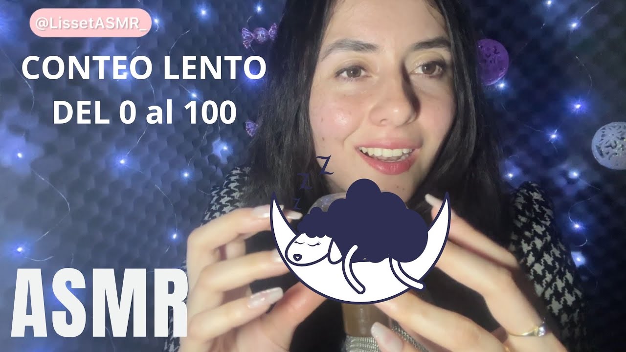 ASMR para dormie profundamente- 🍯 Te cuento del 1 al 100 lentamente 