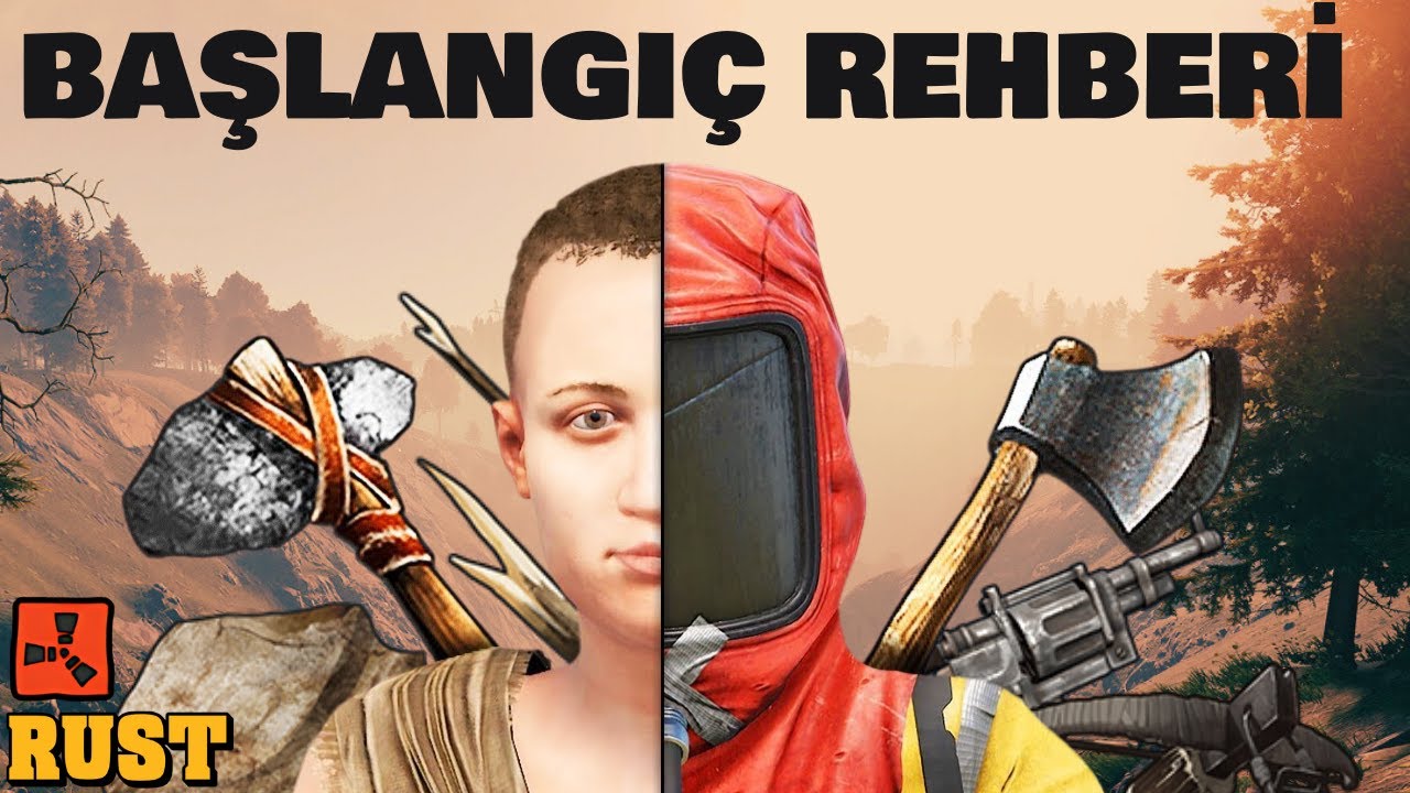 RUST NASIL OYNANIR  /  BAŞLANGIÇ REHBERİ / TEMEL BİLGİLER 2025 TÜRKÇE (remake)
