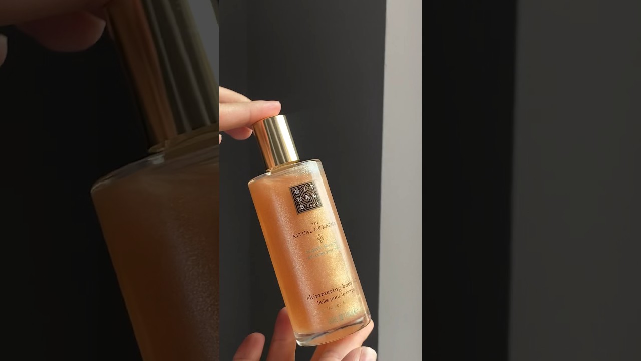 Rituals shimmer oil🤔 wasted money or not?#capcut #makijaż #rituals #shimmerandshine #asmr #макияж