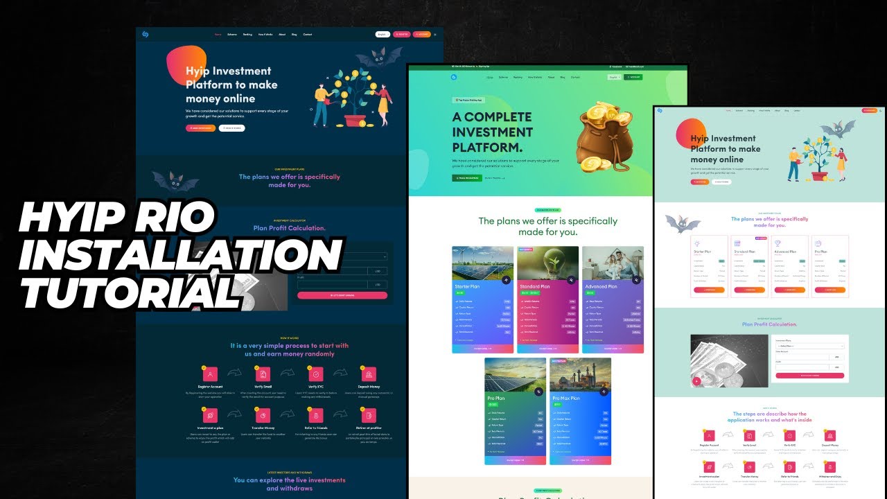 HYIP RIO — продвинутая инвестиционная схема HYIP с рейтинговой системой и автоматическим выводом ...