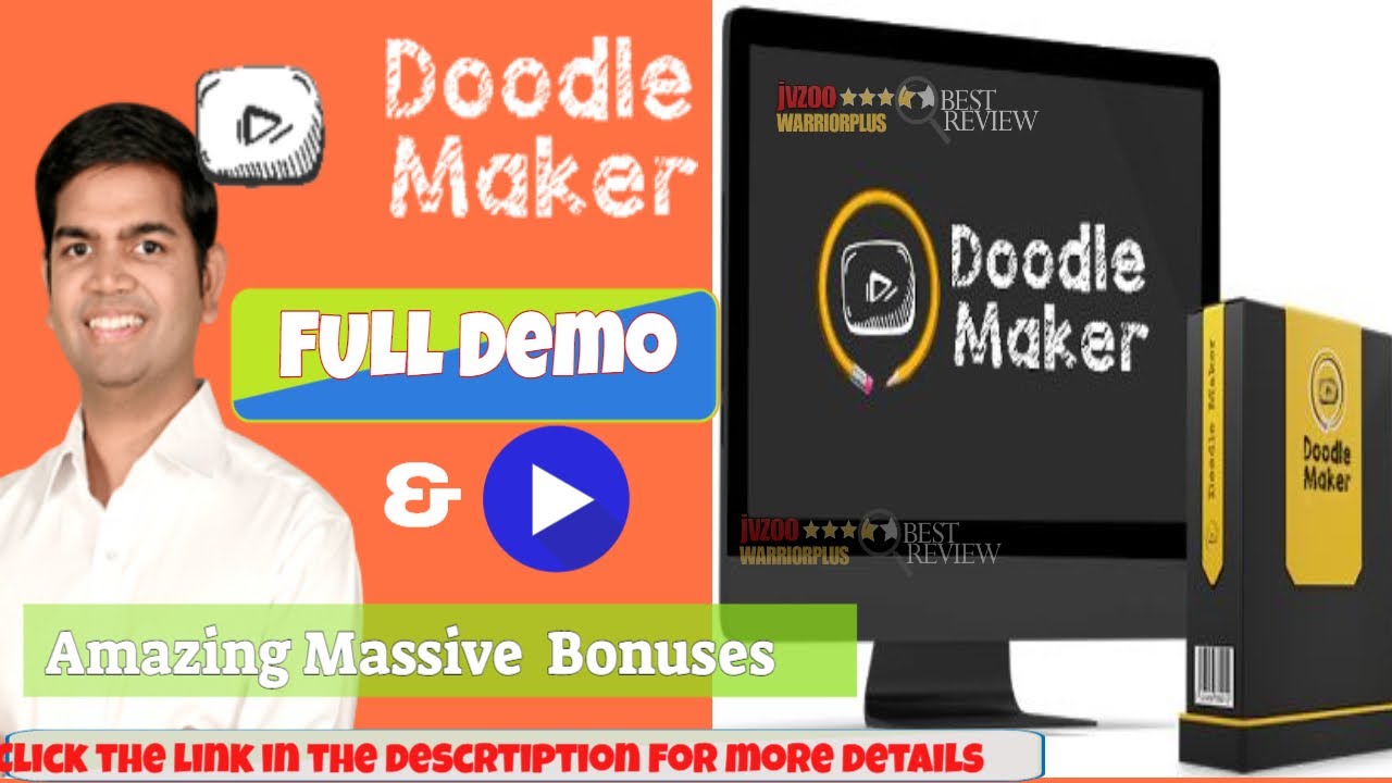 Doodle Maker Demo - Official Full demo of DoodleMaker Whiteboard Doodle Video Maker Creator Software