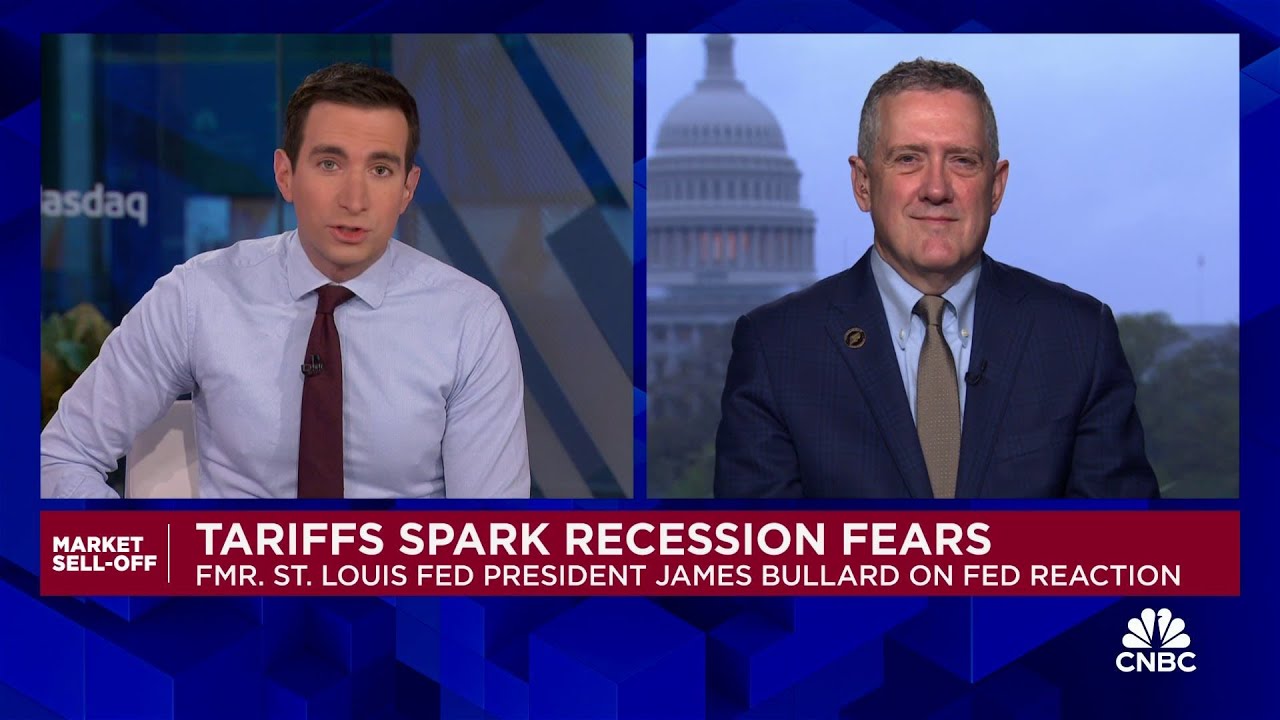 Former St. Louis Fed President Bullard: Trump tariffs could trigger a dramatic downturn in economy