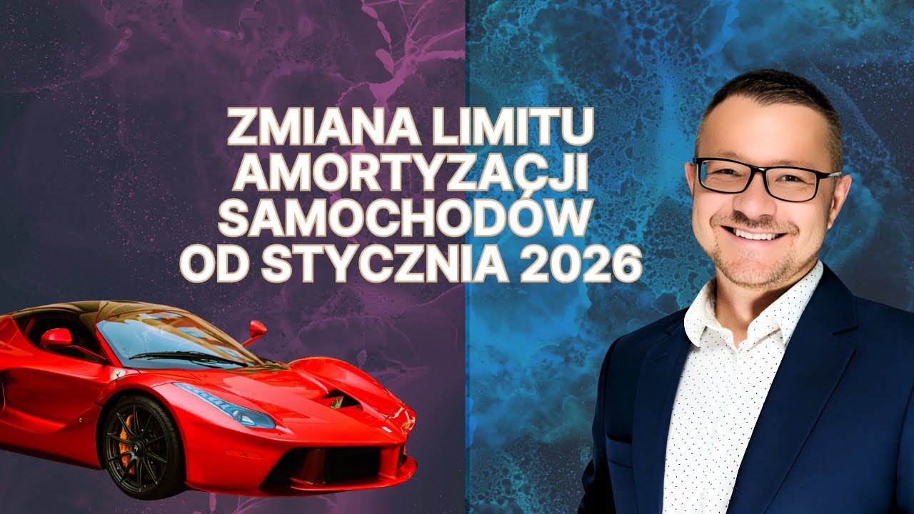 Zmiana limitu amortyzacji samochodów od stycznia 2026