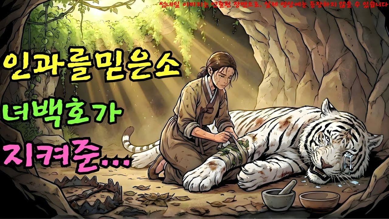 👌잠자기전 듣는 옛날이야기 1시|탐욕으로 상처 입은 백호, 인과응보를 믿는 소녀의 이야기ㅣ옛날이야기 ㅣ민담 ㅣ오디오북ㅣ전설ㅣ설화 ㅣ야담