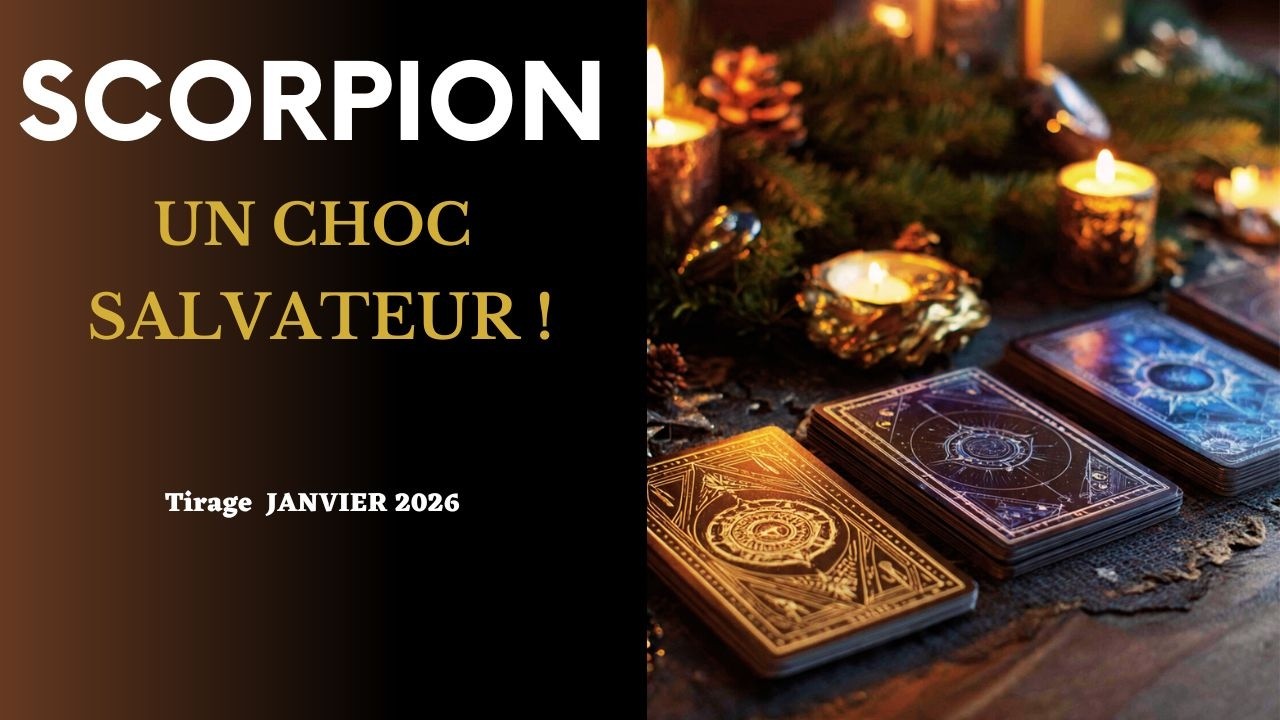 Scorpion Transformation, vérité, et grand saut ! I Tirage janvier 2026