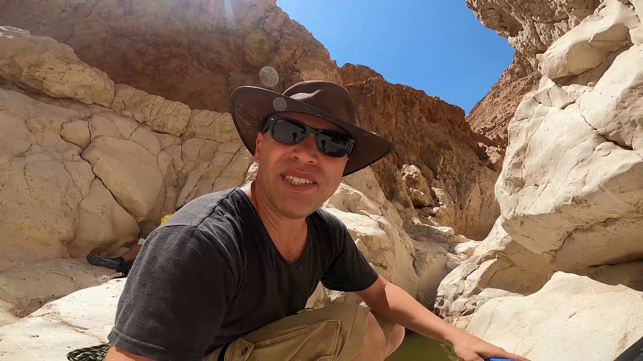נחל רחף Nahal Rahaf - Canyoning the Rahaf canyon Israel