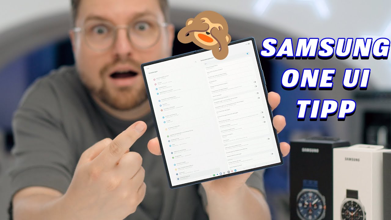Samsung Smartphone Akkuanzeige Größe ändern und Entwickleroptionen zurücksetzen