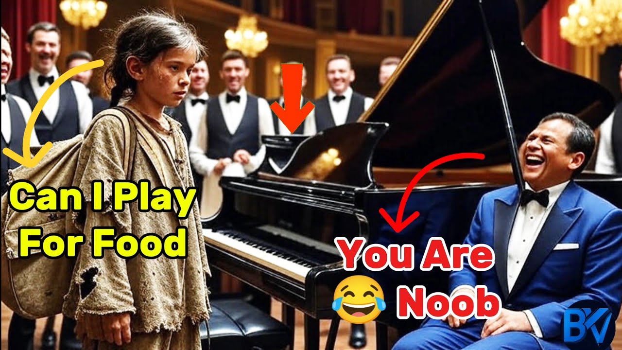 “Hungry Girl Plays Piano for Food… She Shocked Everyone 