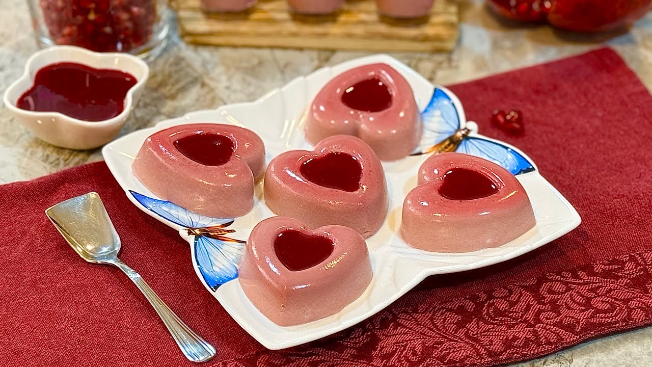 آموزش دسر باواریای انار مخصوص شب یلدا 