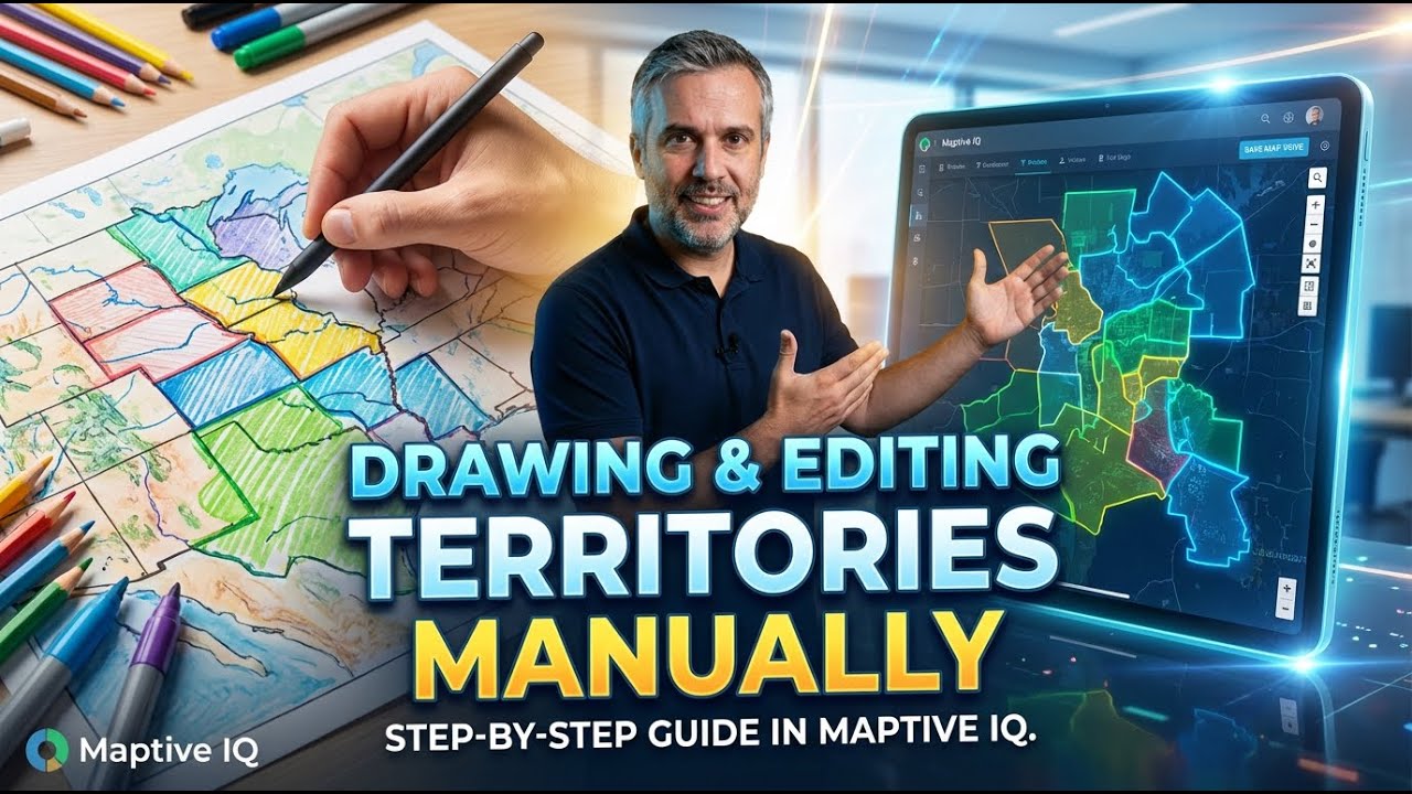 Drawing and Editing Territories Manually | Step-by-Step Guide in Maptive IQ