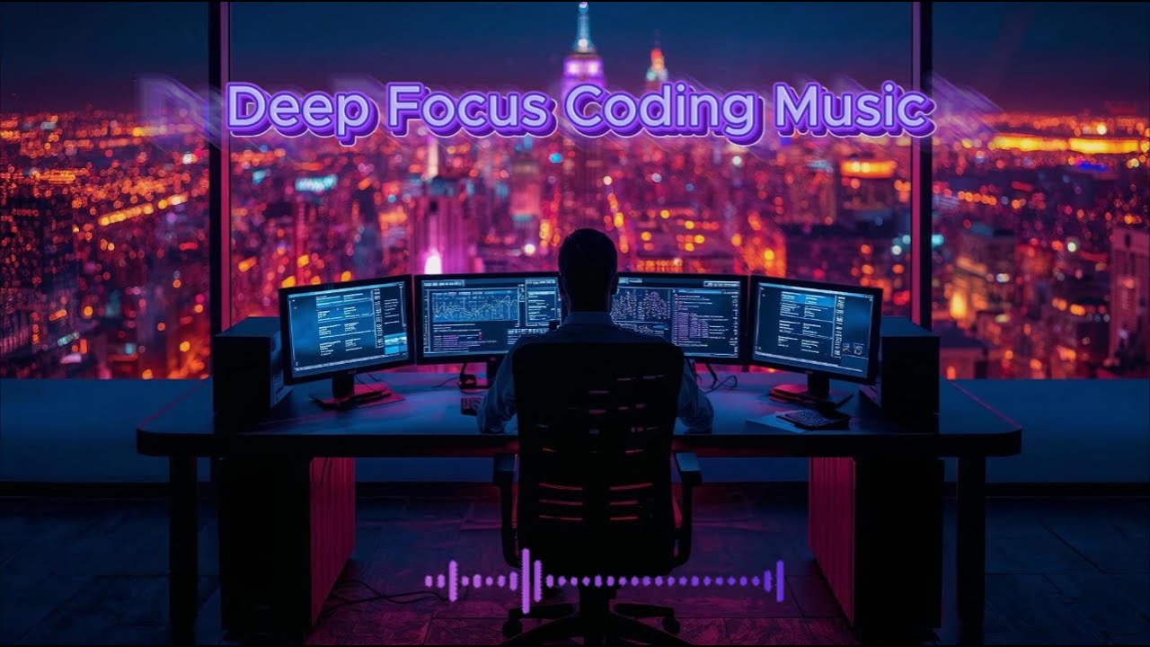 Deep Focus Coding Music – Best Ambient & Lo-Fi Beats for Study, Programming, Work & Concentration
