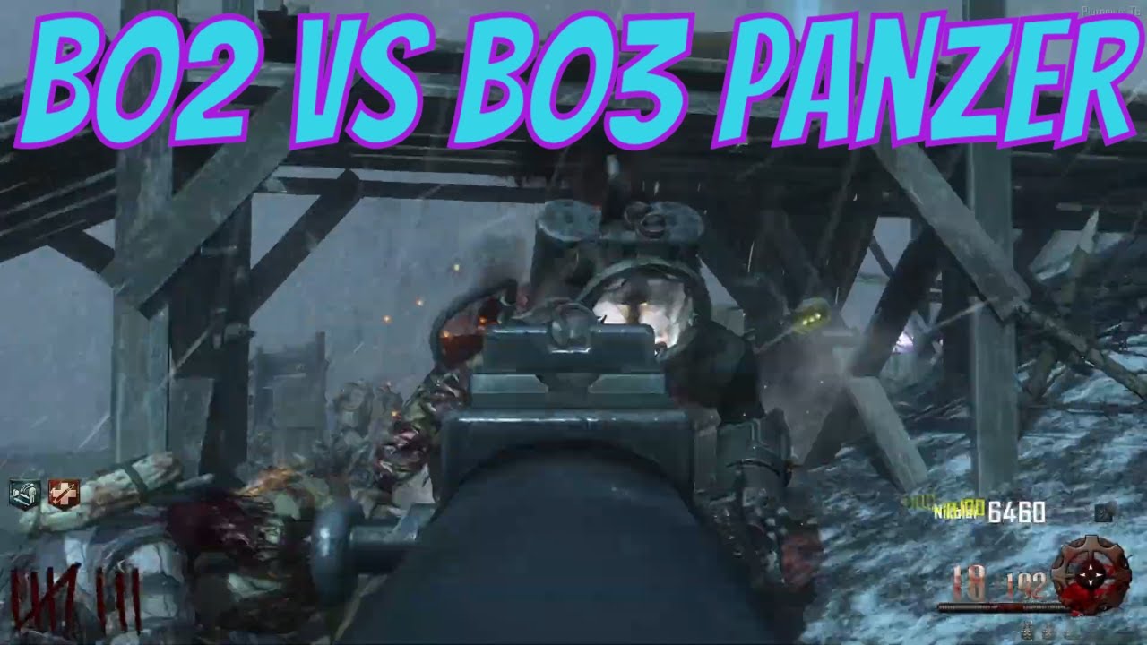 BO2 VS BO3 PANZER USING THE  MP40