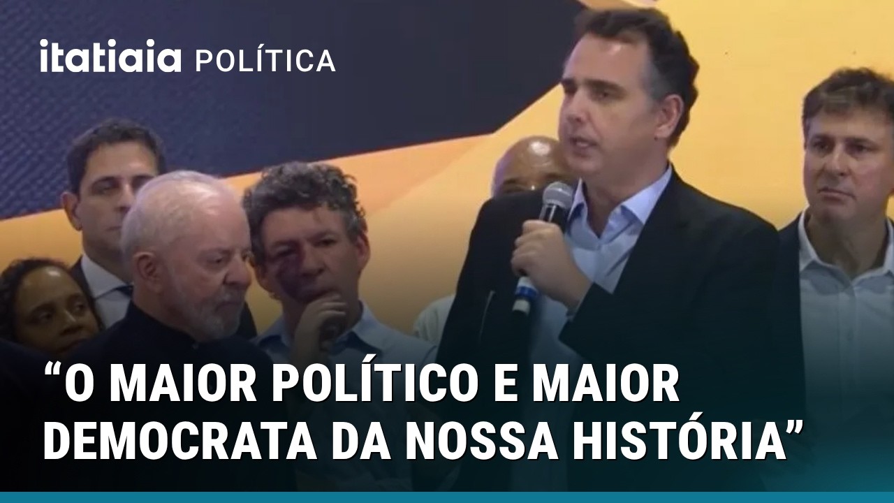 RODRIGO PACHECO EXALTA LULA EM SETE LAGOAS: “MAIOR DEMOCRATA DA NOSSA HISTÓRIA”