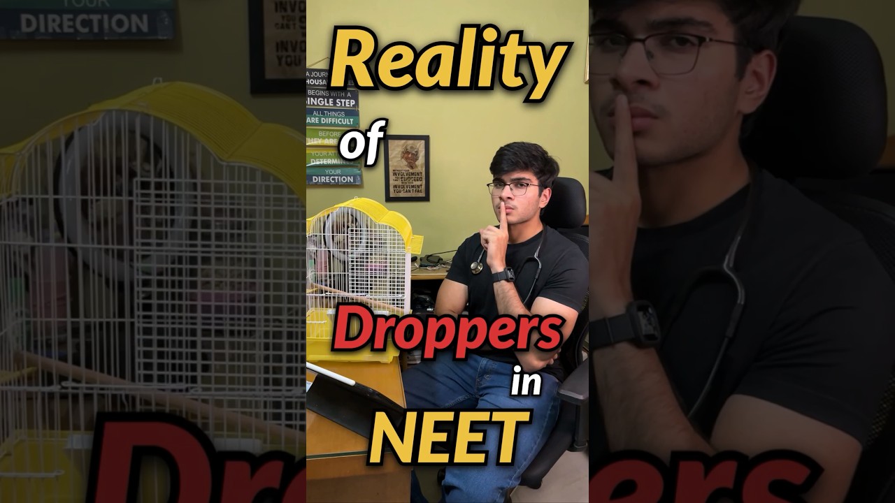 The REALITY of NEET droppers!?🤫🥼 #neet #neet2027 #mbbs #reality #trending #pinjratod