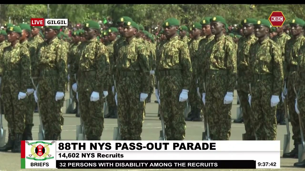 88th NYS Pass-Out Parade I 14,602 NYS recruits pass out in Gilgil