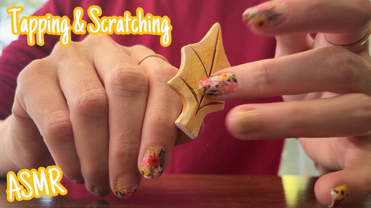 ASMR * Thanksgiving Tapping & Scratching! * No Talking * ASMRVilla