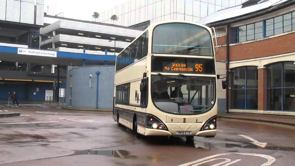 Trains, Buses & Supertrams in Sheffield February 2015