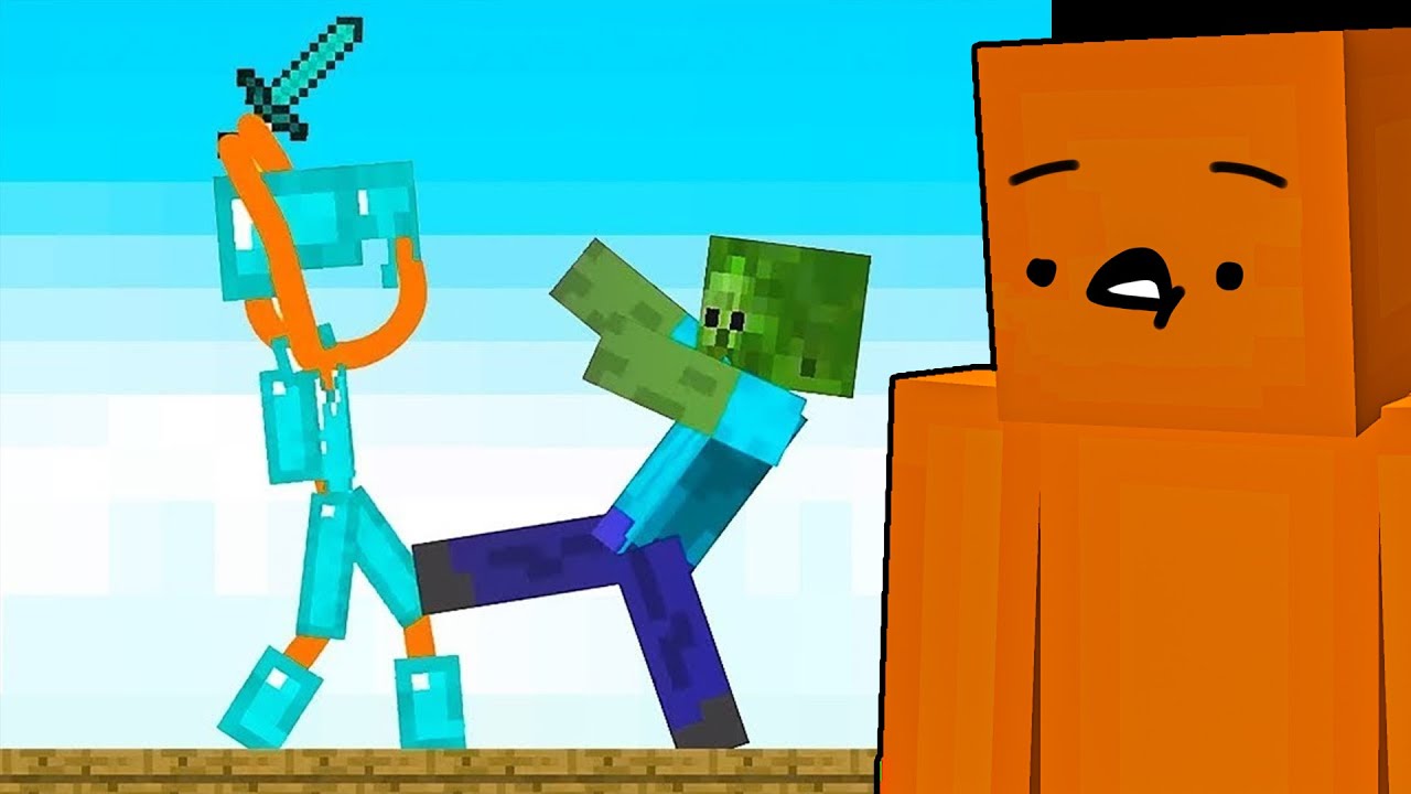 Reaguję na NAJLEPSZĄ ANIMACJĘ STICK WALK Z MINECRAFTA NA ŚWIECIE