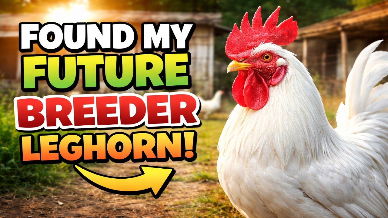 Leghorn male breeder Found my gem 💎 Leghorn in Garbage Day 52 of my Billionaire Journey And Struggle