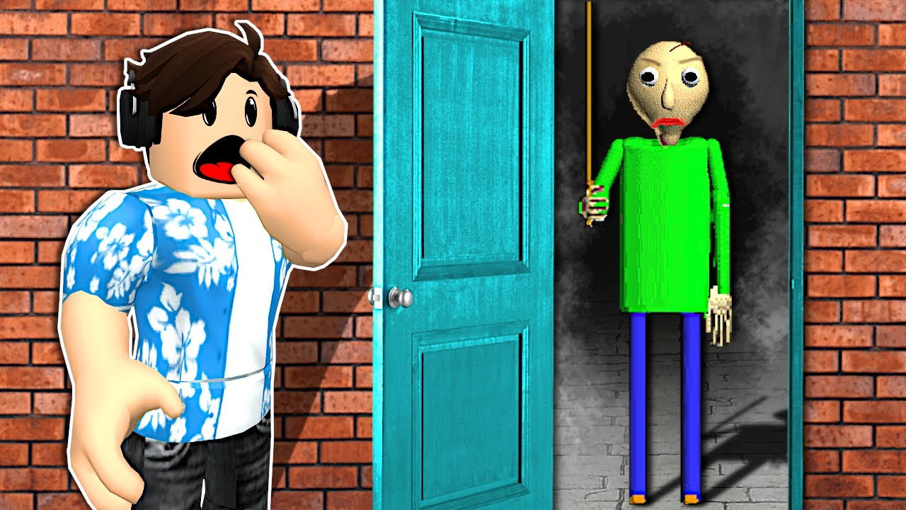 I FOUND BALDI BEHIND THE WRONG DOOR in Roblox Pick A Door!