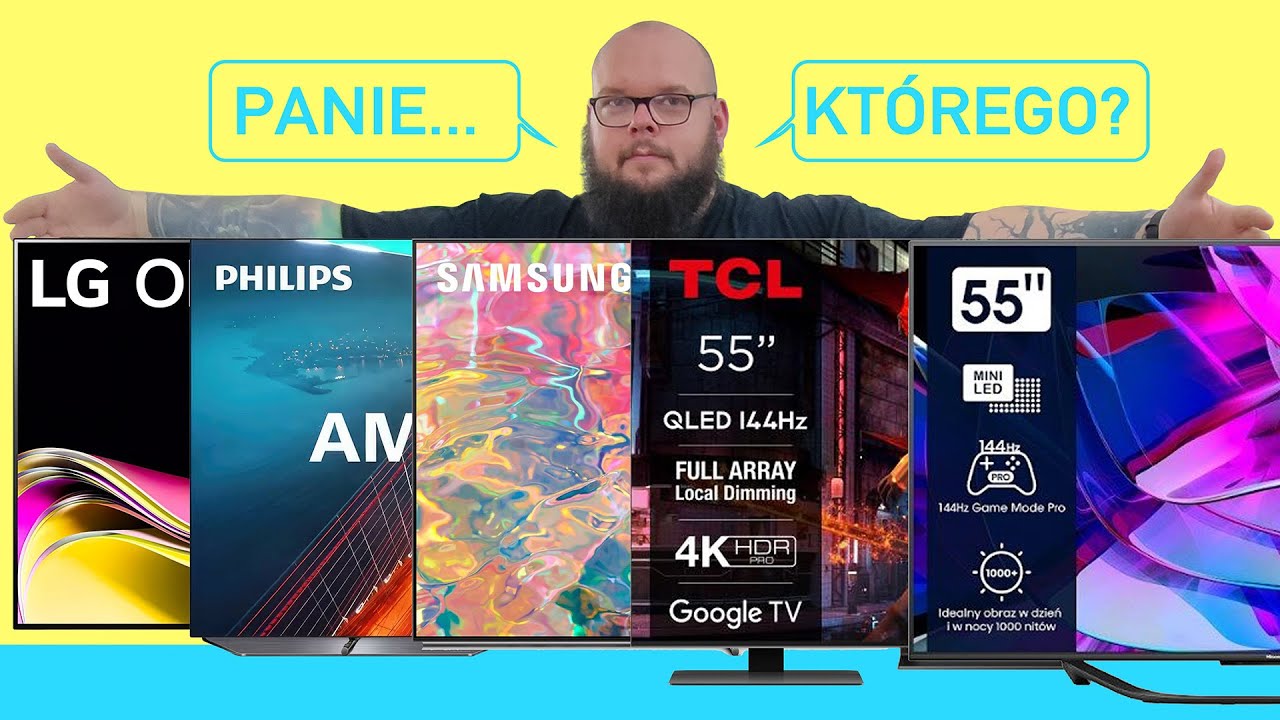 Najlepsze telewizory 4K 55 cali. Sprawdź moje propozycje