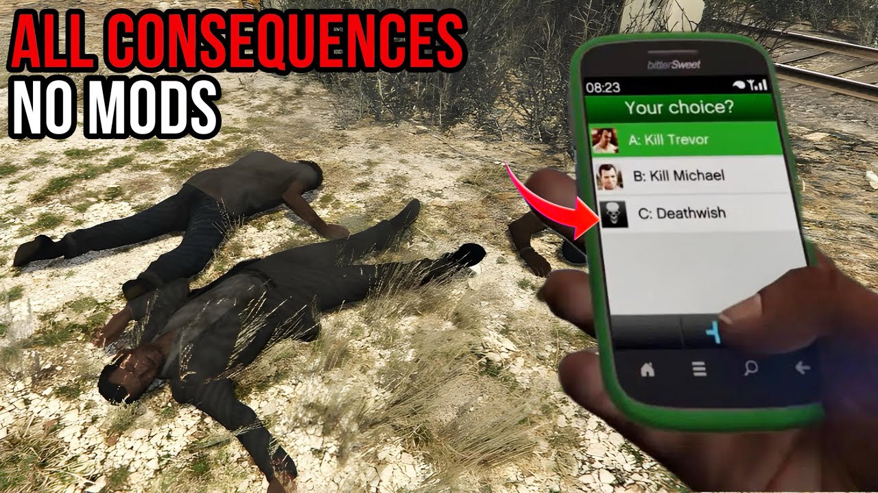 Что произойдет, если вы выберете ВАРИАНТ C — DEATHWISH в GTA 5