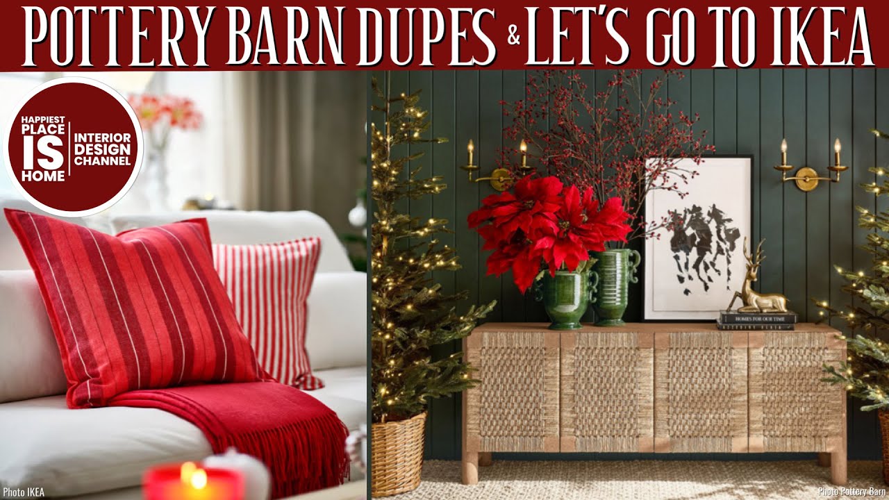 Pottery Barn Dupes и магазин IKEA и World Market