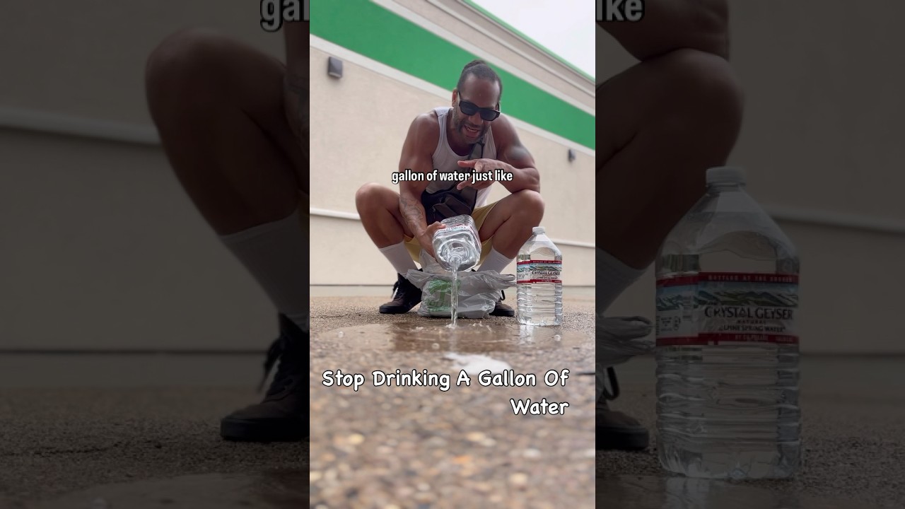 Stop Drinking A Gallon Of Water. #drinkingwater #gallon #stop #realtalk #doctoradvice #dollartree