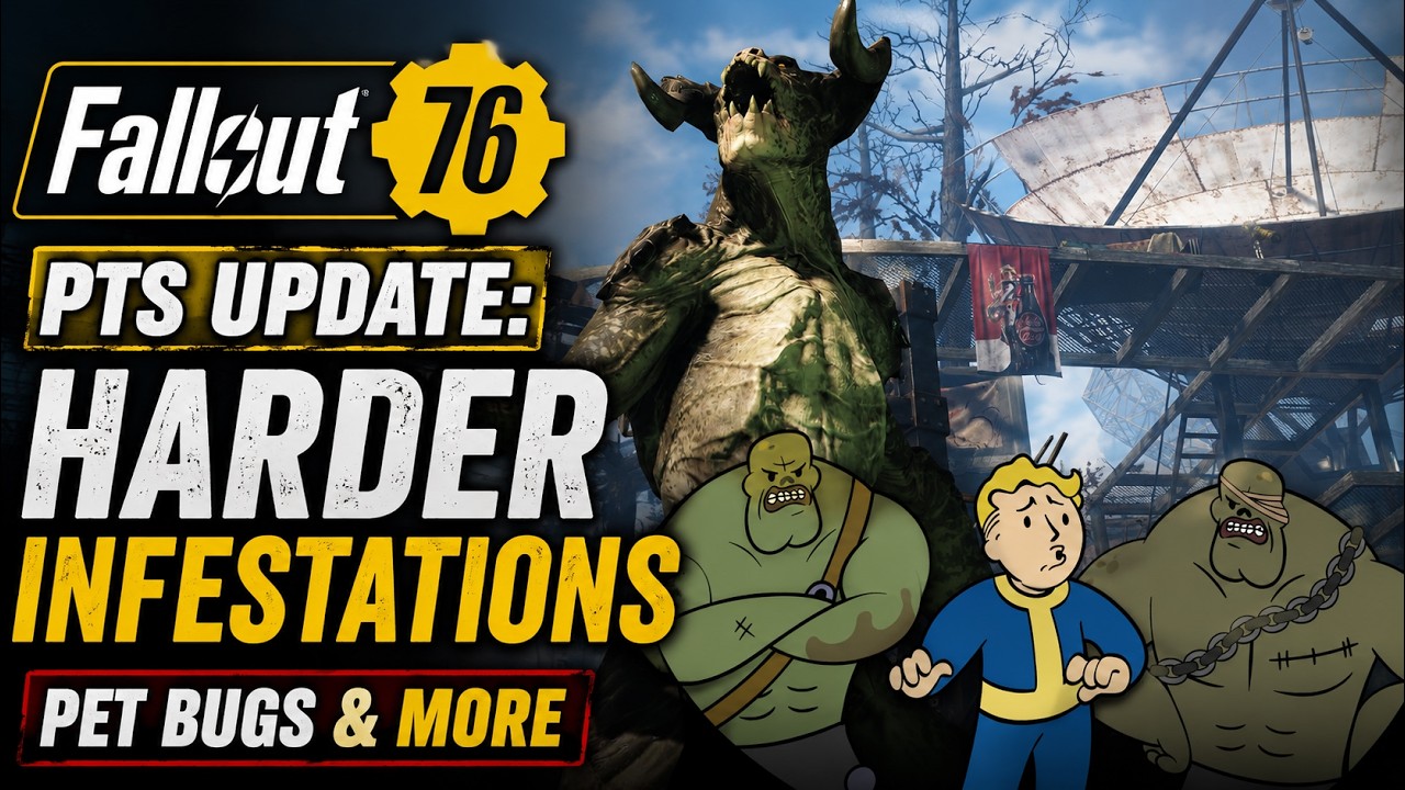 Обновление Fallout 76 PTS: усиленные заражения, баги с питомцами и многое другое