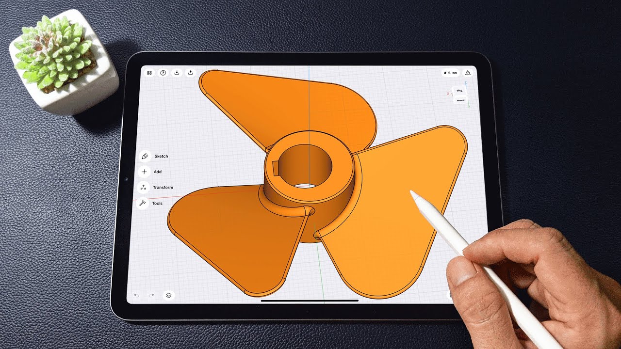Modeling a Propeller on iPad | Shapr3D