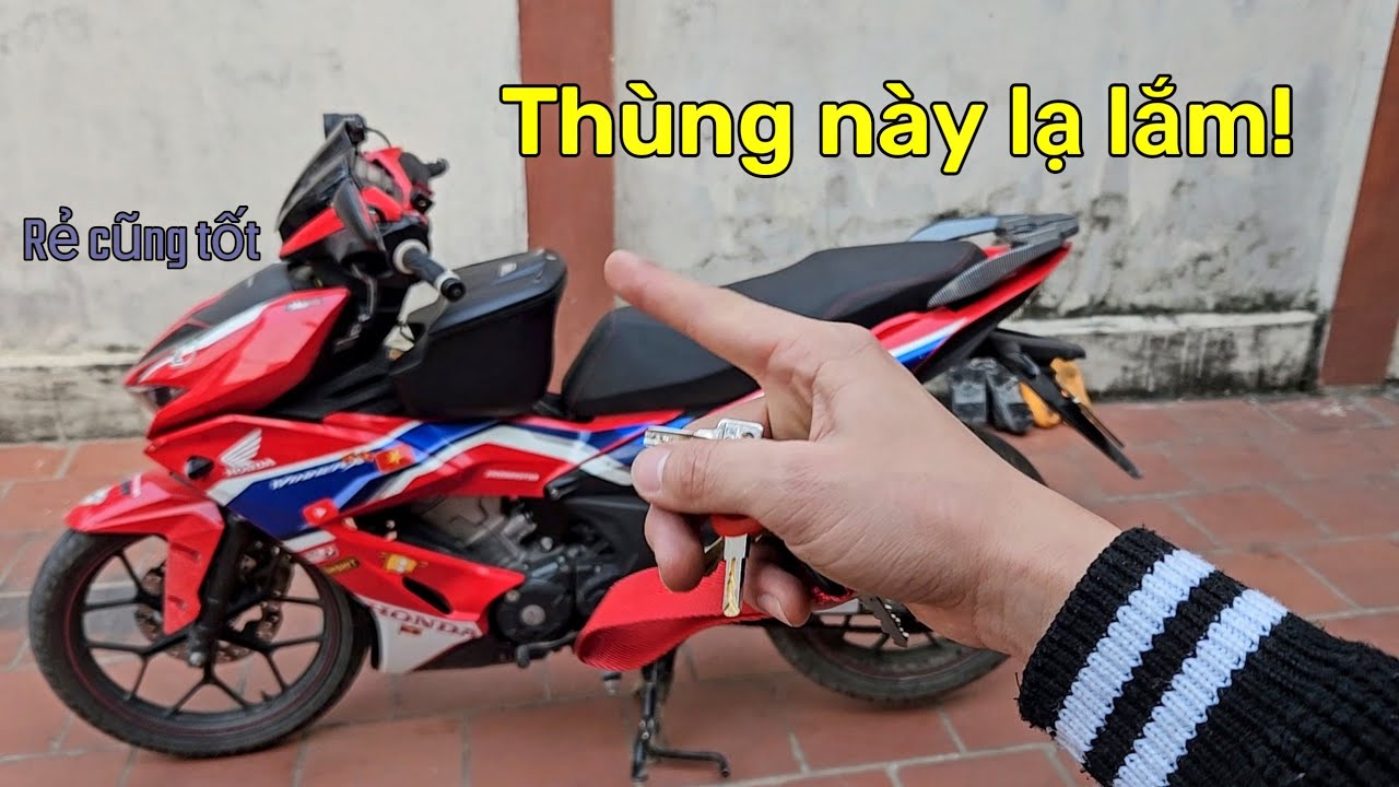 Thùng GIVI xe Winner X - Lên Xe Thùng Giữa Xe Winner X GIVI G12N Có Ngon Không?