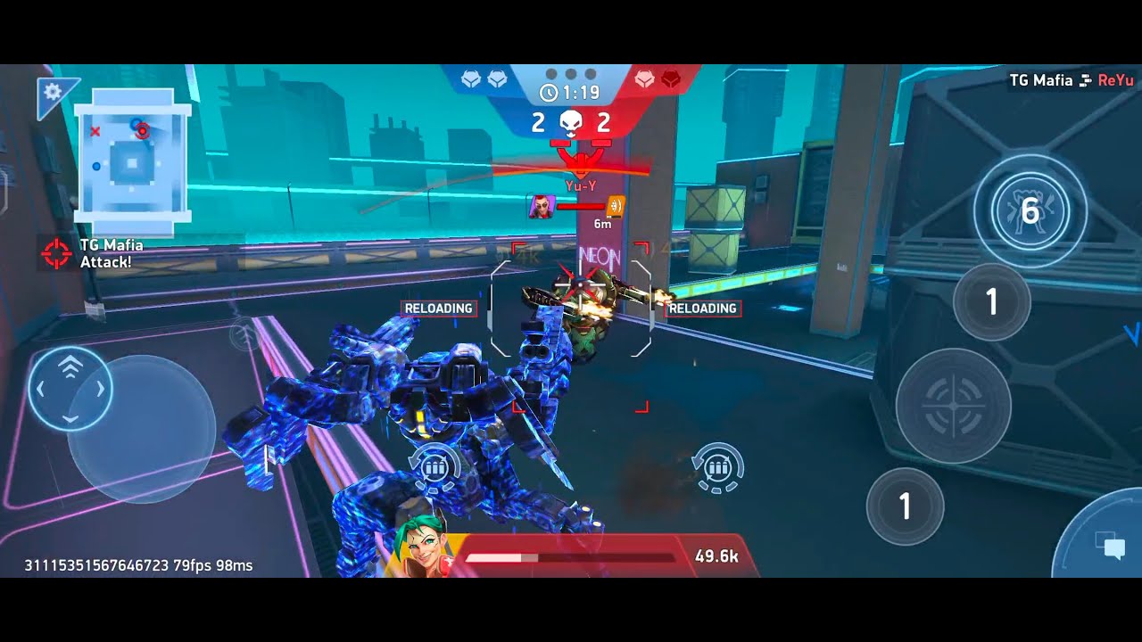 Intense 2v2 Deathmatch || collecting A-coins || Mech Arena Gameplay || Eclipse save me ||