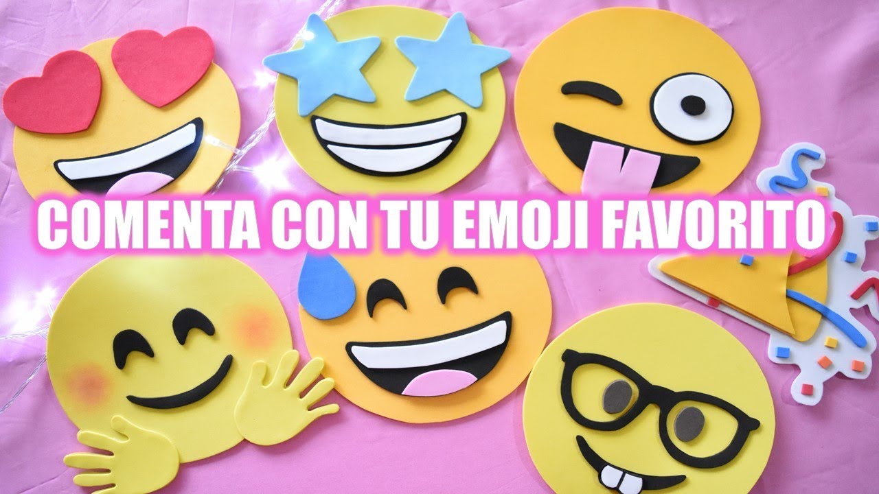 COMO HACER EMOJIS EN FOAMY O GOMA EVA- 🤗Karol