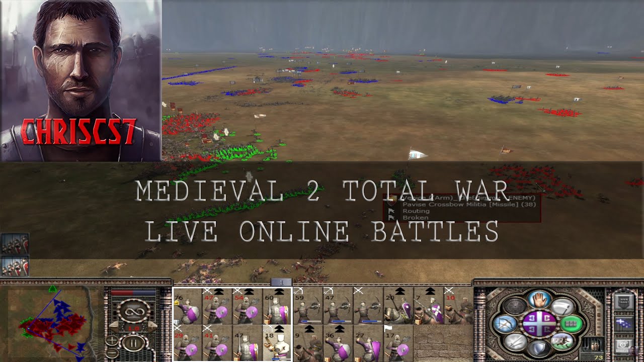 🔴 The ho7 bros are back! Live close 4V4 in the crusaders mod ~ Medieval 2 Total War Online Battles