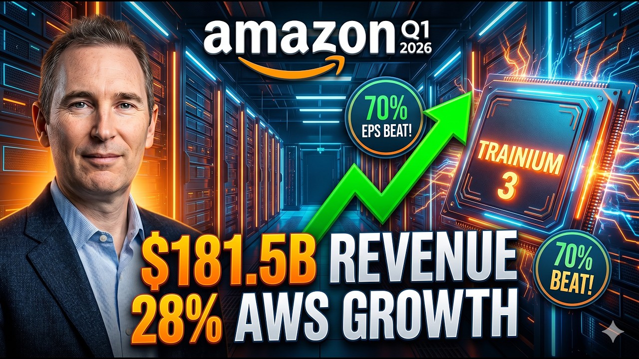 Разбор финансовых результатов Amazon за первый квартал 2026 года: взрывной рост AWS и бум чипов и...