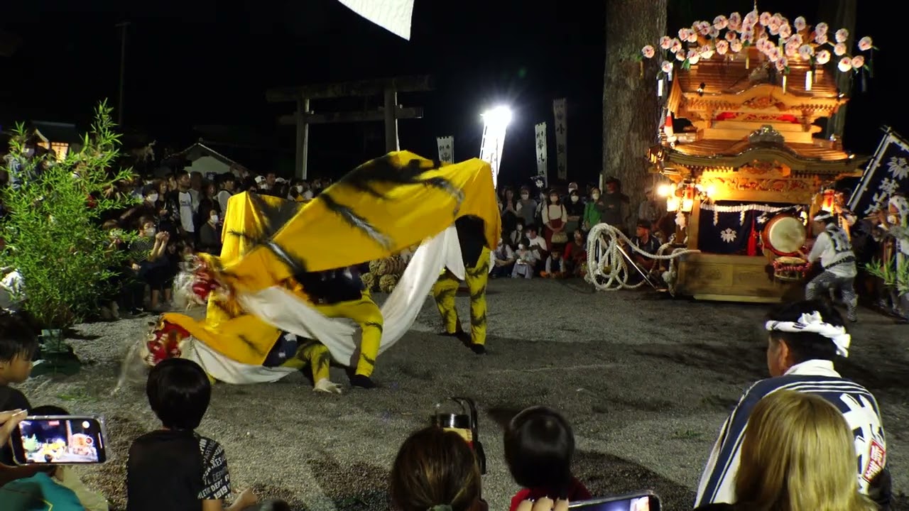 2023大槌まつり１６日（城山虎舞）小鎚神社宵宮