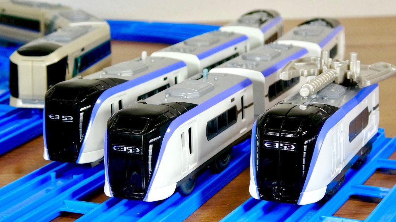 連結仕様になって再登場！プラレール E353系あずさ(専用連結仕様) こちらも新幹線変形ロボ シンカリオン ザイライナーに合わせて登場！表記はシールからプリントへ☆リバティとも連結可