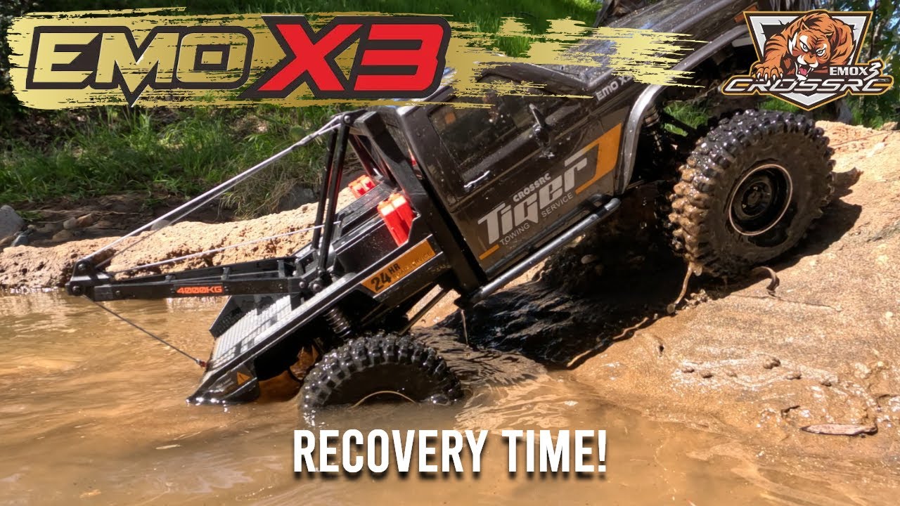 CrossRC Emo X3 Recovery With New Tires and Wheels