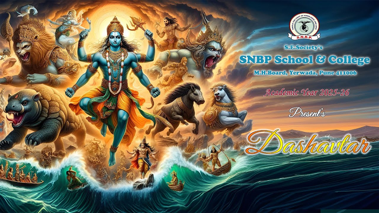 Dashavatar || Annual Day Celebration 2025 || SNBP Group of Institutes - Yerwada