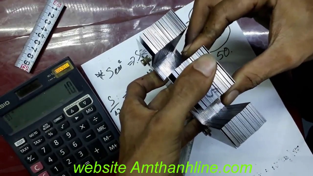 Cách quấn biến áp và tiết diện dây