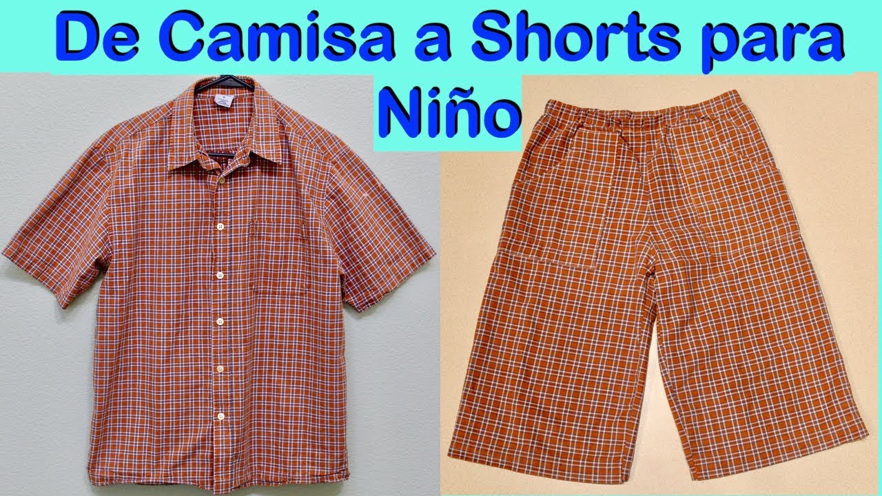 Convierte una Camisa en Shorts para Niño
