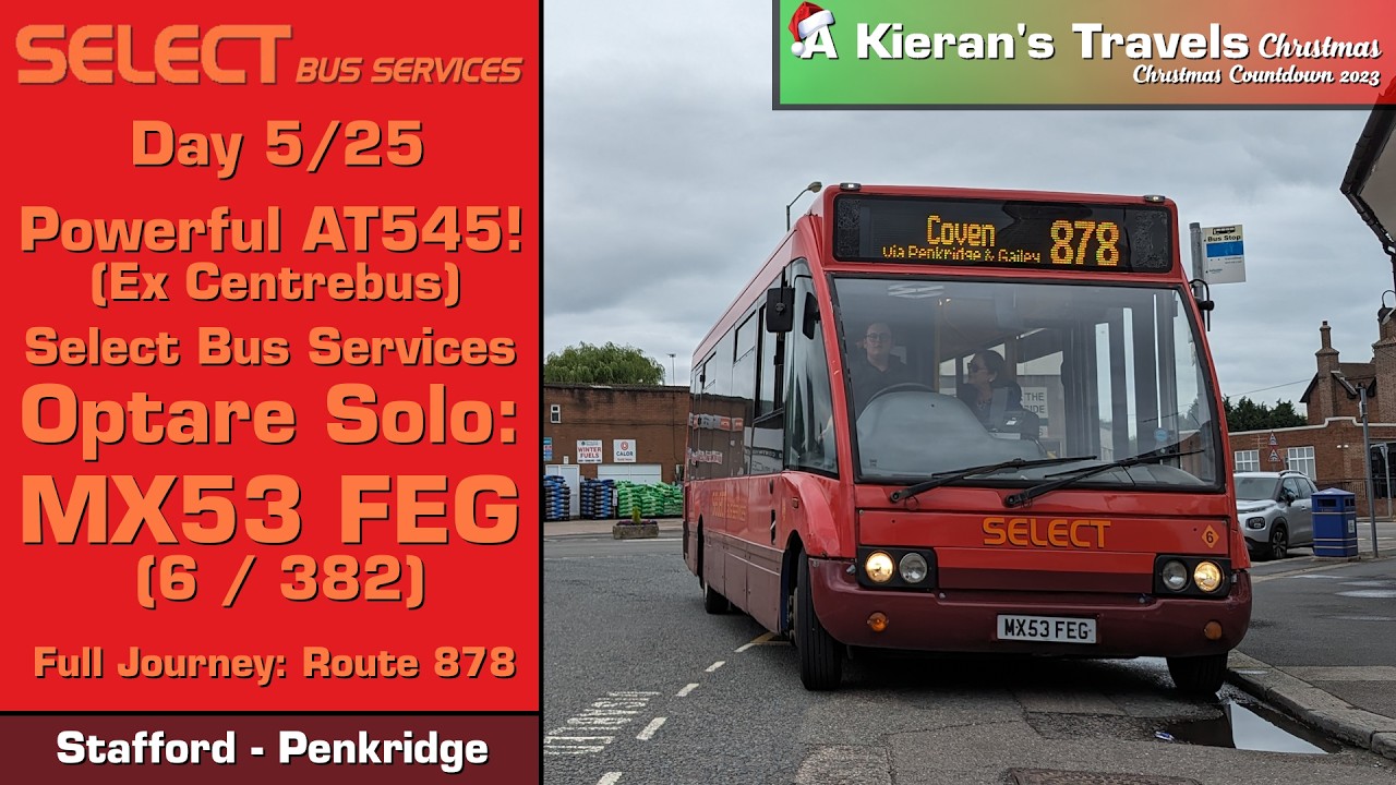 (5 - Powerful AT545 + Fast Driver) Select Bus Services Optare Solo: MX53 FEG