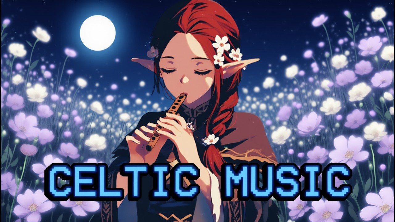 Celtic Music – Moonlit Elven Flute | Relaxing Medieval Music for Study & Sleep