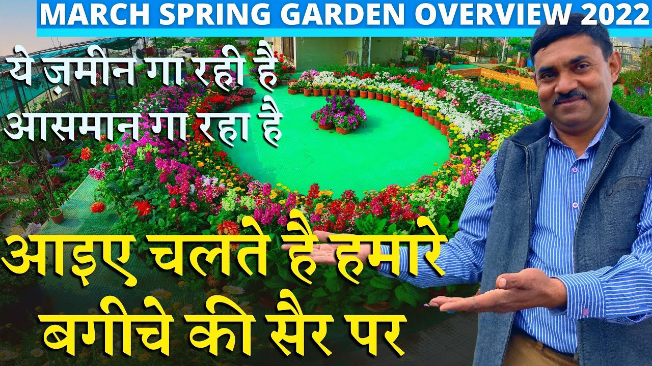 आइए चलते हैं सबसे सुन्दर बगीचे की सैर पर रामविलास जी के साथ | Ramvilas Ji ka Garden | Spring Garden