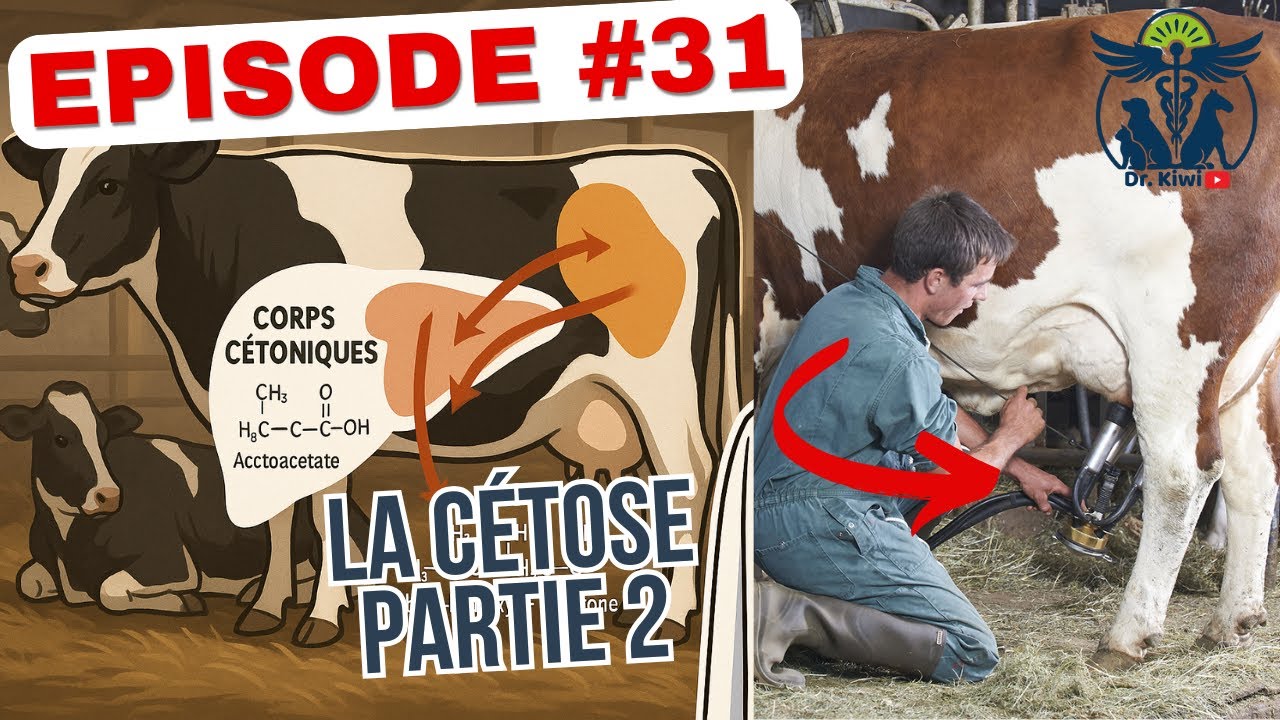 Cétose chez la vache laitière partie 2 : le danger invisible en début de lactation 🐄💥
