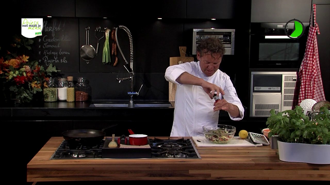 Poiesz Wat Maak Je Menu: Gehakt cordonbleu met kidneybonen salade