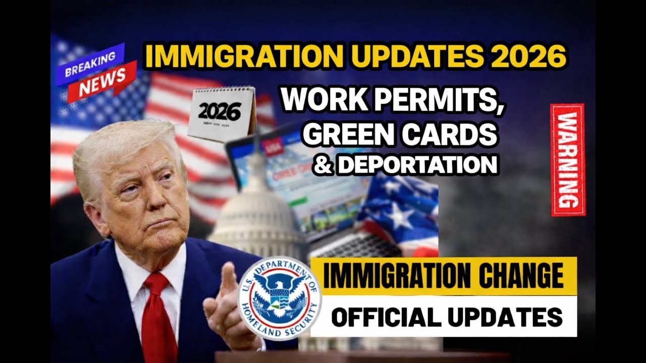 US Immigration Update 2025&ndash;2026: Work Permits, Green Cards, Deportation & Visa Bulletin