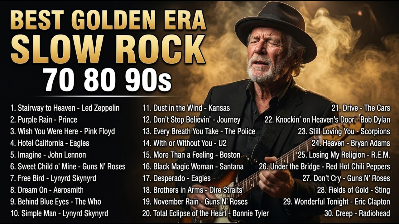 🎸 The Best of Slow Rock & Classic Rock Ballads | Eternal Love Songs ✨